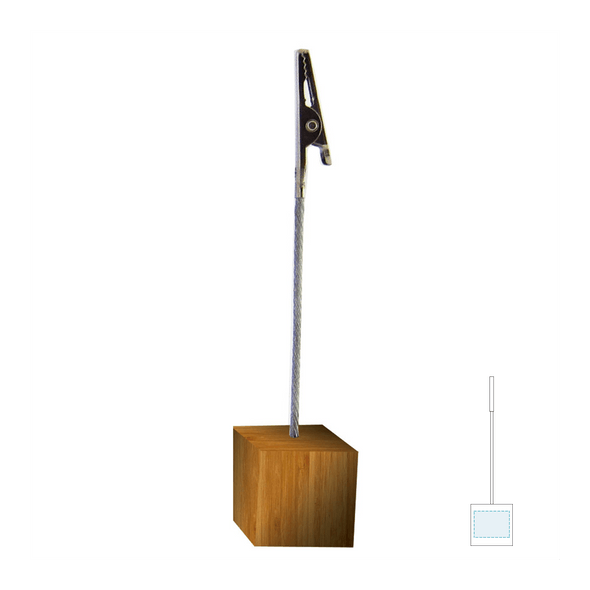 Label Holder "Alligator" Wood